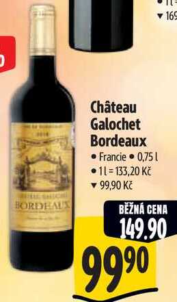 Château Galochet Bordeaux, 0,75 l