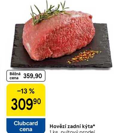 Hovězí zadní kýta, 1 kg  