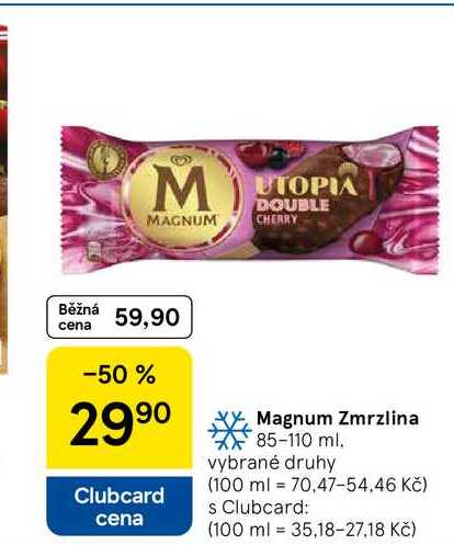Magnum Zmrzlina, 85-110 ml