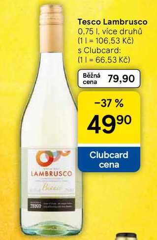 Tesco Lambrusco, 0.75 l