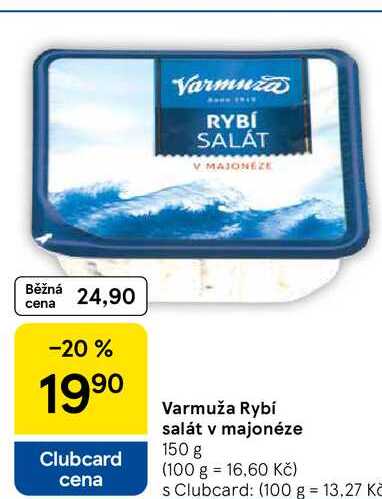 Varmuža Rybí salát v majonéze, 150 g