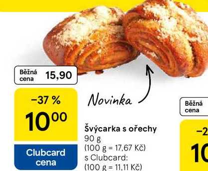 Švýcarka s ořechy, 90 g 