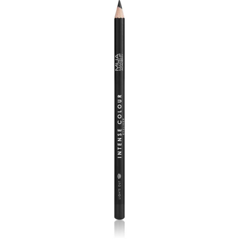 MUA Makeup Academy Intense Colour tužka na oči s intenzivní barvou odstín Lights Out 1,5 g