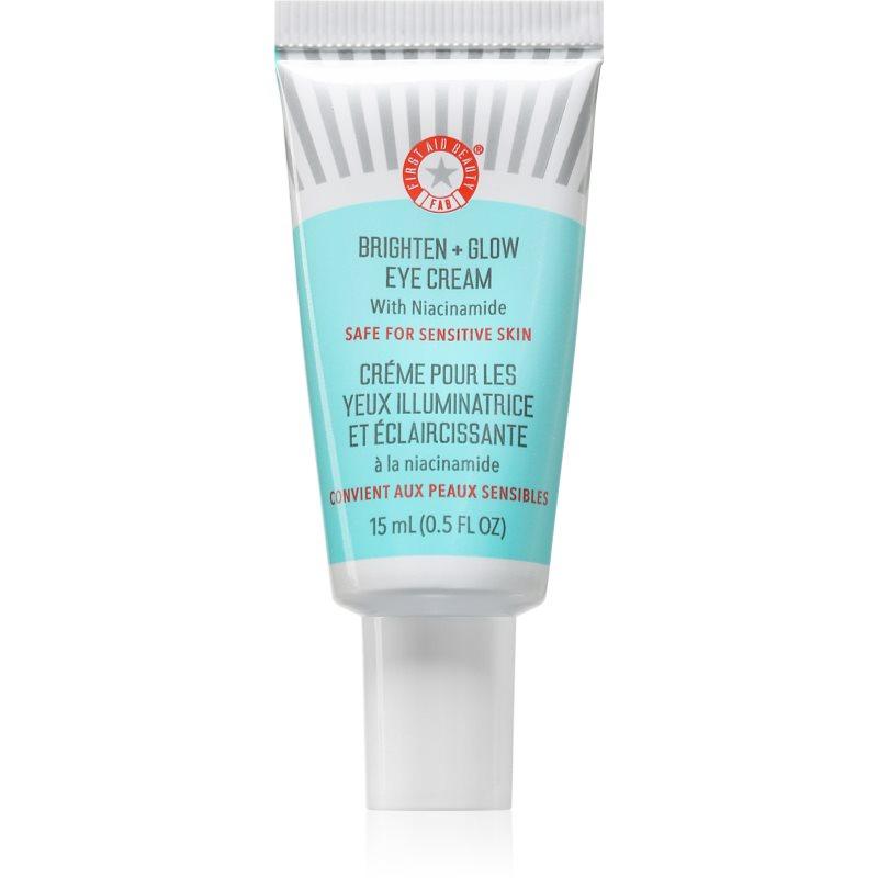 First Aid Beauty Brighten + Glow rozjasňující oční krém s niacinamidem 15 ml