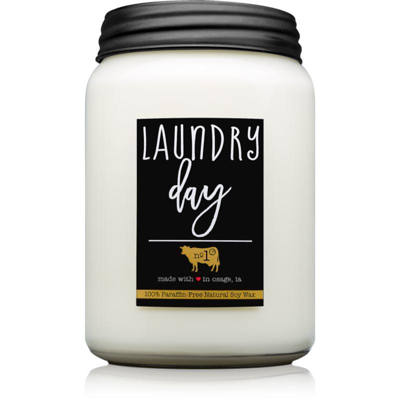 Milkhouse Candle Co. Farmhouse Laundry Day vonná svíčka Mason Jar 737 g
