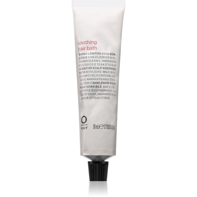 Oway soothing Hair Bath zklidňující šampon pro citlivou vlasovou pokožku 50 ml