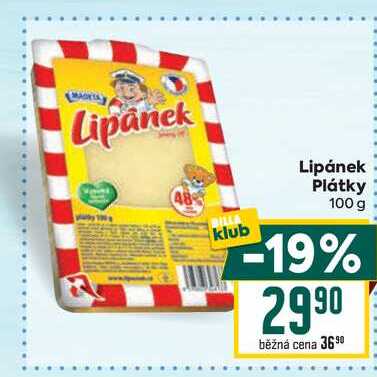 Lipánek Plátky 100g