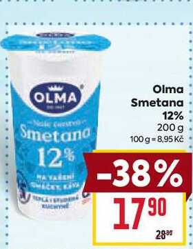 Olma Smetana 12% 200 g