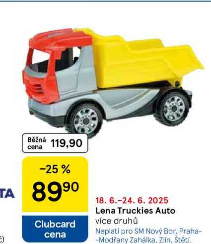 Lena Truckies Auto, vice druhů 