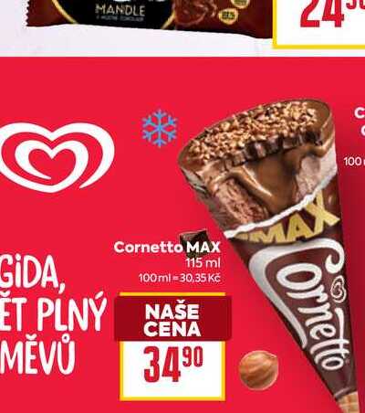 Cornetto MAX 115 ml 
