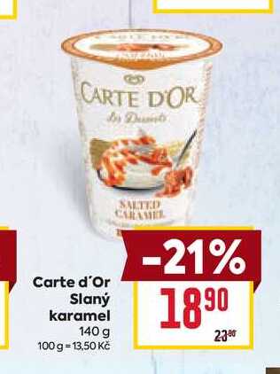 Carte d'Or Slaný karamel 140 g 