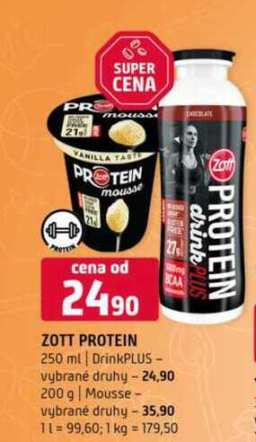 Zott protein 250ml vybrané druhy 
