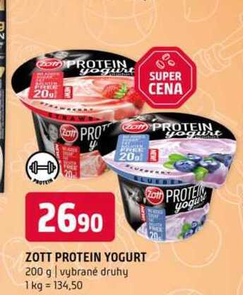Zott protein yogurt 200 g vybrané druhy 