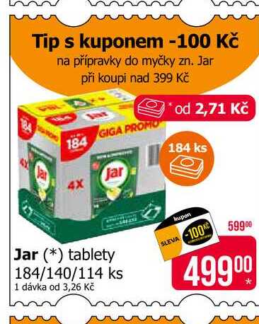 Jar tablety 184 ks