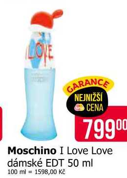 Moschino I Love Love dámské EDT 50 ml 