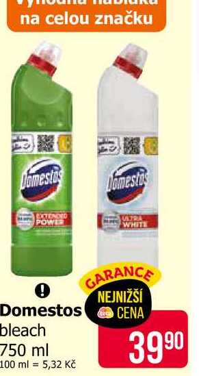 Domestos bleach 750 ml 