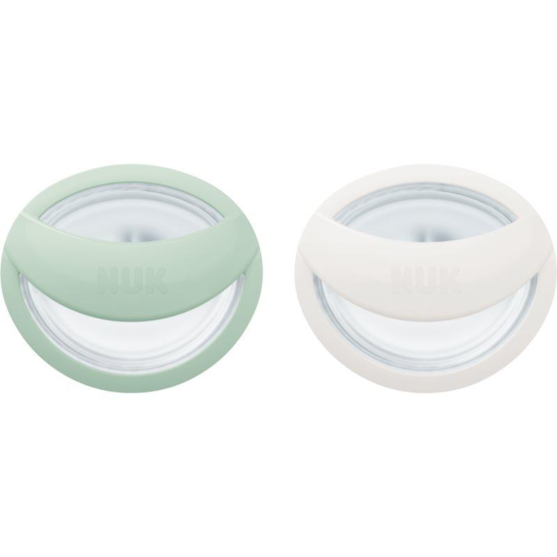NUK MommyFeel 0-9 m dudlík Green 2 ks