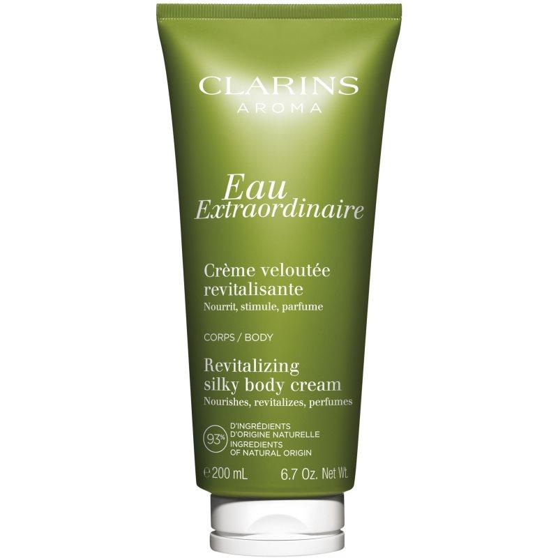 Clarins Eau Extraordinaire  Revitalizing Silky Body Cream vyživující tělový krém pro smíšenou až mastnou pokožku 200 ml
