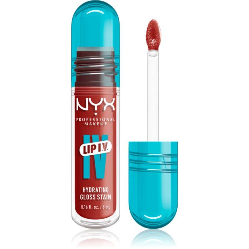 NYX Professional Makeup Lip IV dlouhotrvající lesk na rty s hydratačním účinkem odstín 12 - BURST THAT TANGI 5 ml