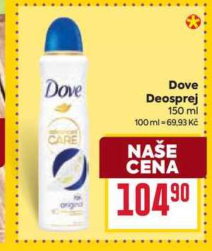 Dove Deosprej 150 ml