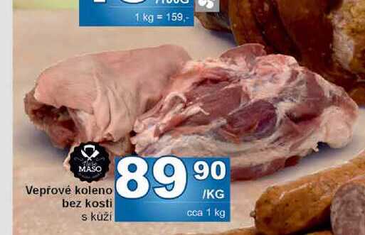 Vepřové koleno bez kosti s kůží 1kg