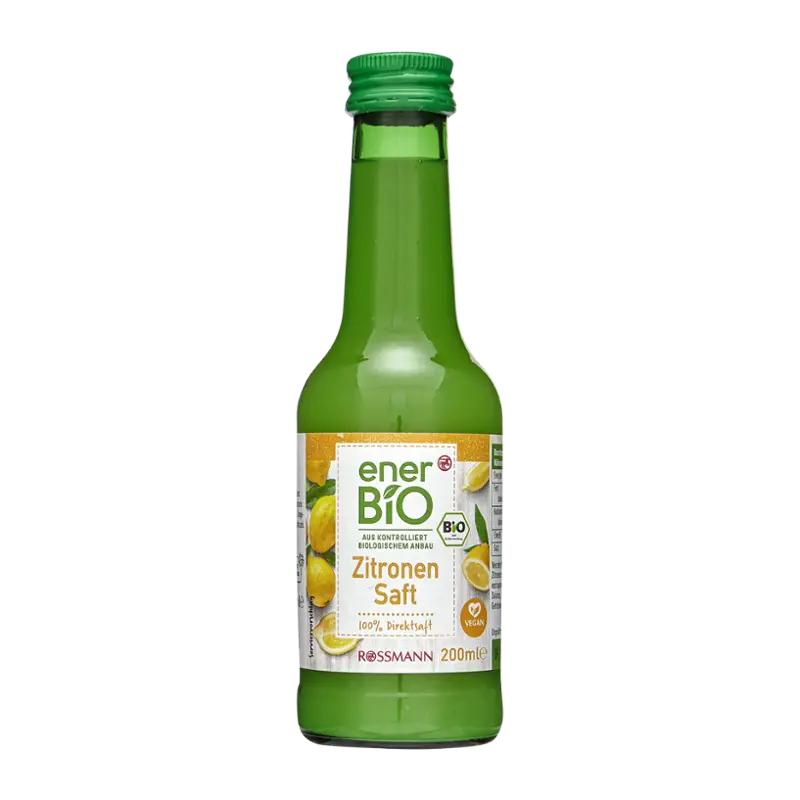 enerBiO BIO citronová šťáva, 200 ml