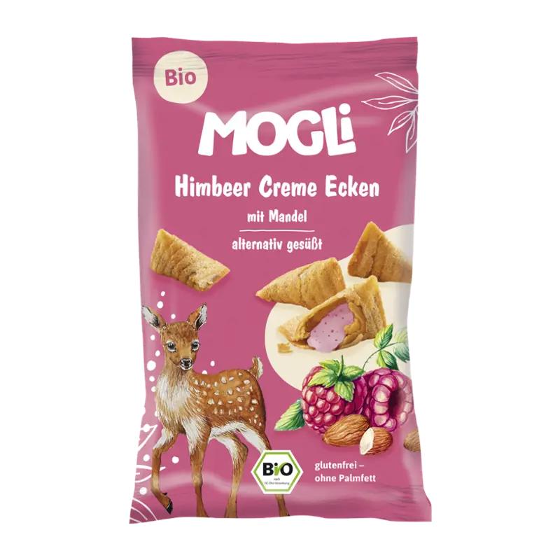 MOGLi BIO plněné malinové taštičky, 30 g