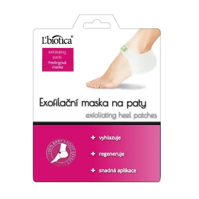 L'biotica Exfoliační maska na paty, 1 ks