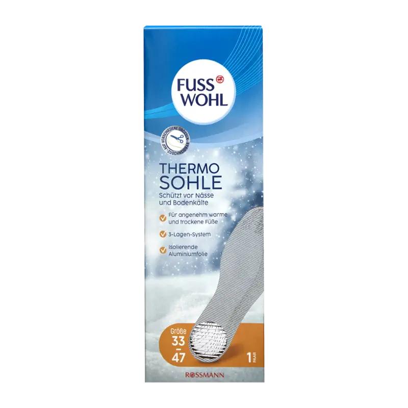 Fusswohl Termo vložky do bot vel. 33 - 47, 1 ks