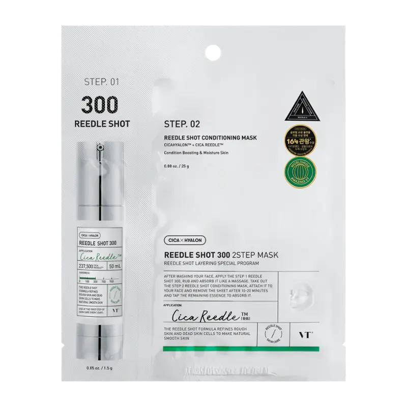VT Cosmetics Pleťová maska Reedle Shot 300 2-step mask, 4 g