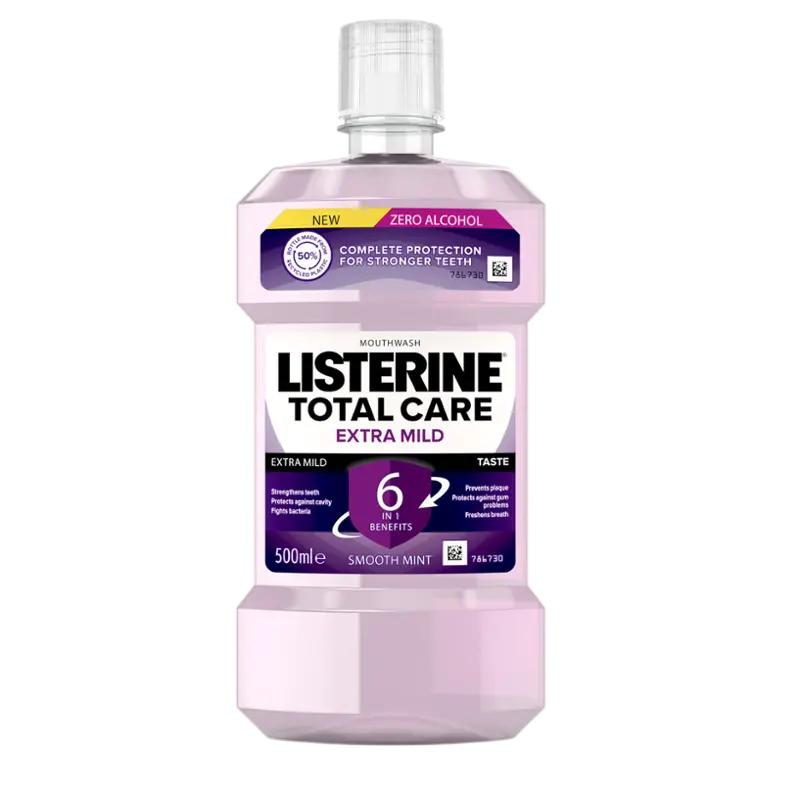 Listerine Ústní voda Total Care Teeth Protection Extra Mild, 500 ml
