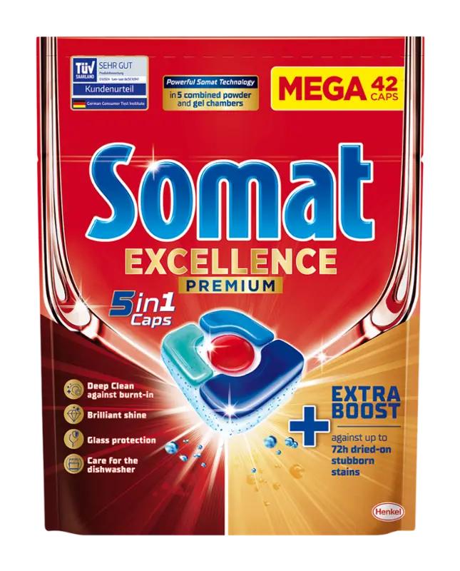 Somat Tablety do myčky 5v1, 42 ks