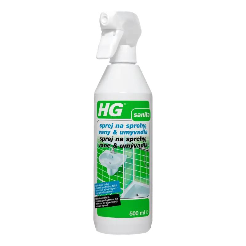 HG Sprej na sprchy, vany & umyvadla, 500 ml