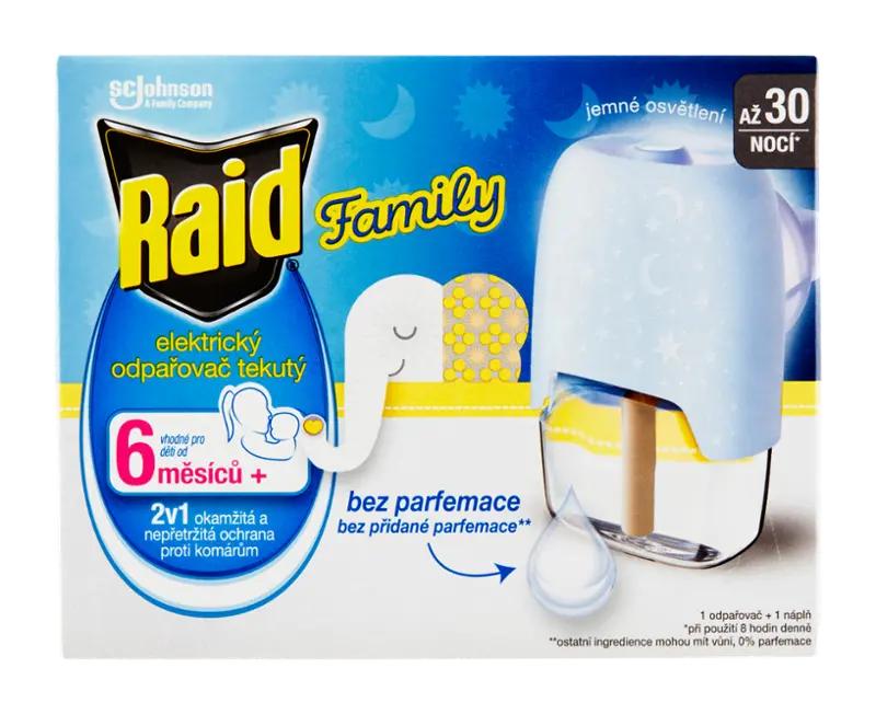 Raid Elektrický tekutý odpařovač Family, 1 ks