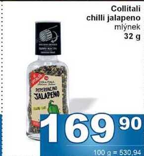 Collitali chilli jalapeno mlýnek 32 g 