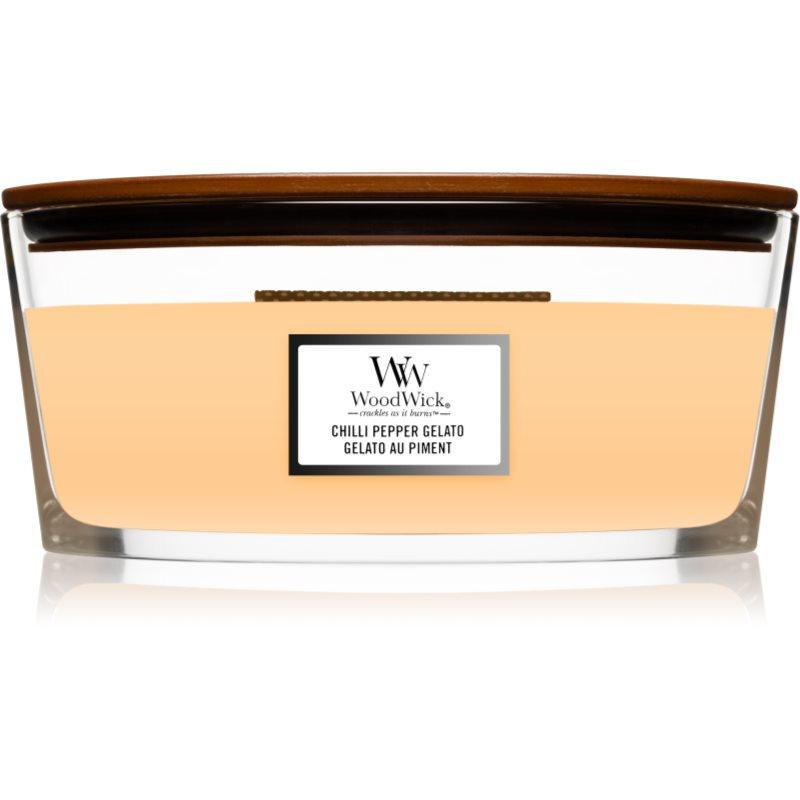 Woodwick Chilli Pepper Gelato vonná svíčka s dřevěným knotem (hearthwick) 453 g