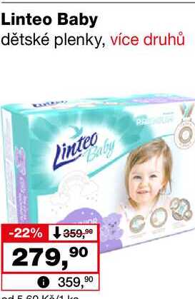 Linteo Baby dětské plenky, více druhů 
