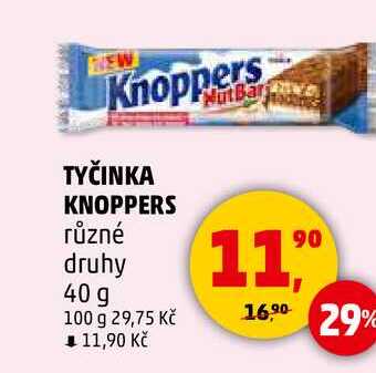 TYČINKA KNOPPERS různé druhy, 40 g 
