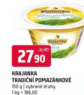 Krajanka tradiční pomazánkové 150 g vybrané druhy 