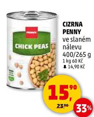 CIZRNA PENNY ve slaném nálevu, 400/265 g 