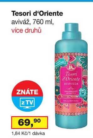 Tesori d'Oriente aviváž, 760 ml, více druhů  