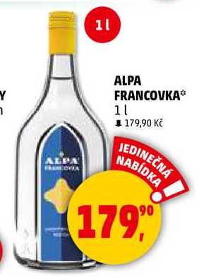 ALPA FRANCOVKA, 1 l  