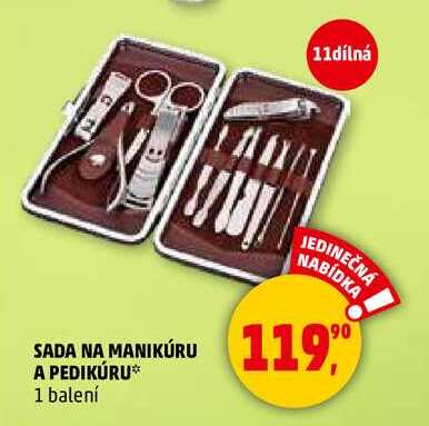 SADA NA MANIKÚRU A PEDIKÚRU, 1 balení 
