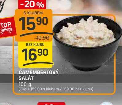 CAMEMBERTOVÝ SALÁT 100g