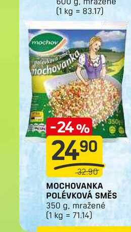 MOCHOVANKA POLÉVKOVÁ SMĚS 350 g. mražené