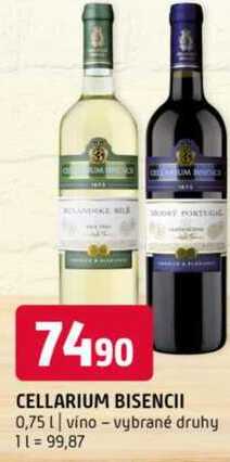 Cellarium bisenci 0,75 vino vybrané druhy