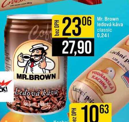 Mr. Brown ledová káva classic 0,24l