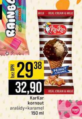 Karkar kornout arašidy+karamel 150 ml 