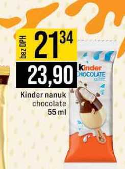 Kinder nanuk chocolate 55 ml