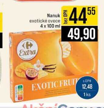 Nanuk exotické ovoce 4 x 100 ml 